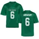 Youth Game Micah Abraham Marshall Thundering Herd Kelly Football College Jersey - Green